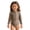 1-Khaki106, variant on Toddler Girls Casual One-Piece Swimsuit Leopard Long Sleeve Zip Up Beach Bathing Suit