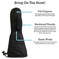 thumbnail image 3 of N'Ice Caps Kids Unisex Waterproof Elbow Length Mittens Thinsulate Snow Gloves, Black, 3 of 5