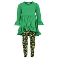thumbnail image 5 of Unique Baby Girls St Patrick's Day Luck of the Irish Legging Set (3T/S, Green), 5 of 5