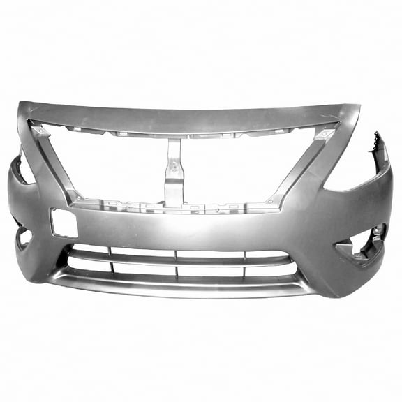 New Aftermarket  CAPA Unpainted Front Bumper Cover Replaces FBM229KM0J For Sedan Models fits 2015-2019 Nissan Versa