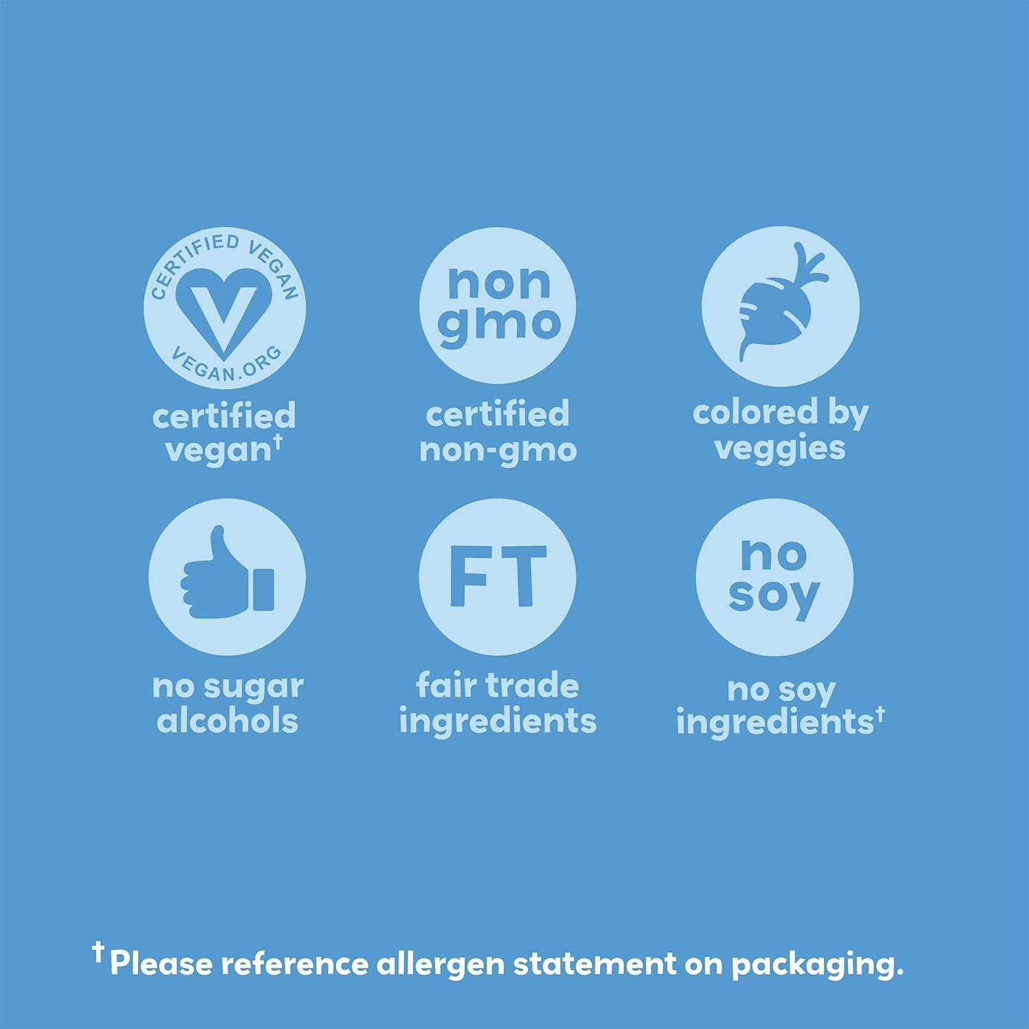 UNREAL Vegan, Non-GMO Dark Chocolate Peanut Gems - 6 Bags