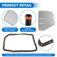 thumbnail image 3 of Unique Bargains 6HP26 6HP32 Kit de Filtro de Transmisión Automática Ajuste para Ford Explorer 2006-2007 No.24117543550 - Paquete de 2, 3 of 6