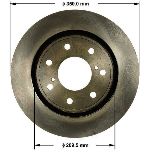 BENDIX PRT6053 Bendix Brake Rotor Fits select: 2010-2014 FORD F150