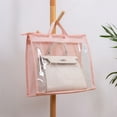 thumbnail image 4 of SPOORYYO Multi-Size Hanging Handbag Storage Organizer with Transparent Window and Foldable Design for Closet Organization, 4 of 7