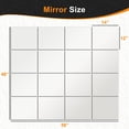 thumbnail image 4 of Baldosas sin marco Home Mirror Delma de 16 piezas, 35,5 x 30,5 cm, 4 of 8