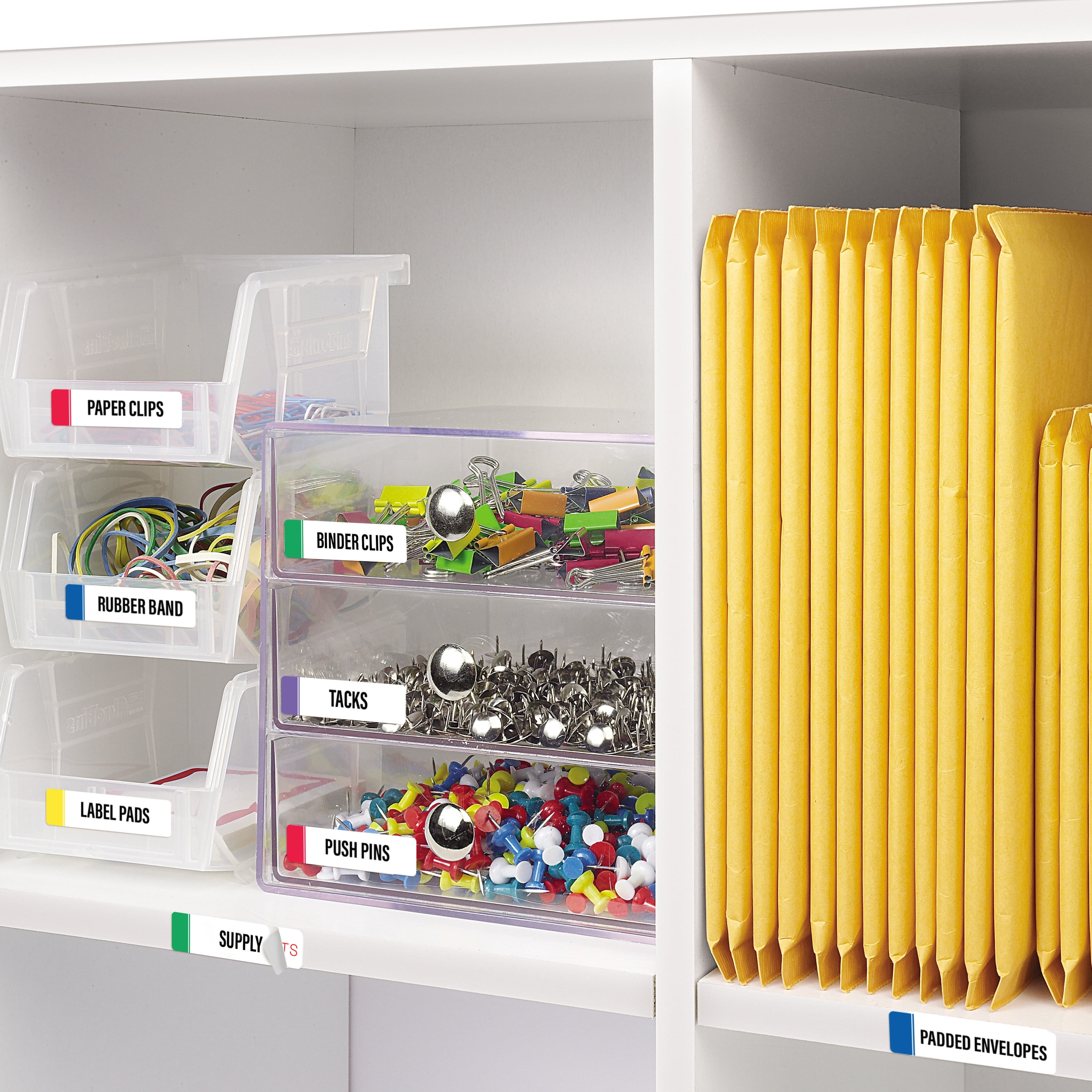 Avery TrueBlock Extra Large File Folder Labels, Assorted (5026)