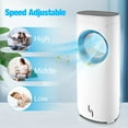 thumbnail image 3 of Télécommande de Refroidisseur d'Air par Évaporation Sans Lame TRUSTECH avec 3 Modes de Vitesse, Blanc, 3 of 7