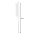 thumbnail image 5 of Maoww Peignes Queue de Rat 9 Pcs Fibre de Carbone Métal Dents Longues Portable Robuste Léger Résistant à la Chaleur Chaleur Durable Sans Statique Peigne Taquin Blanc, 5 of 5