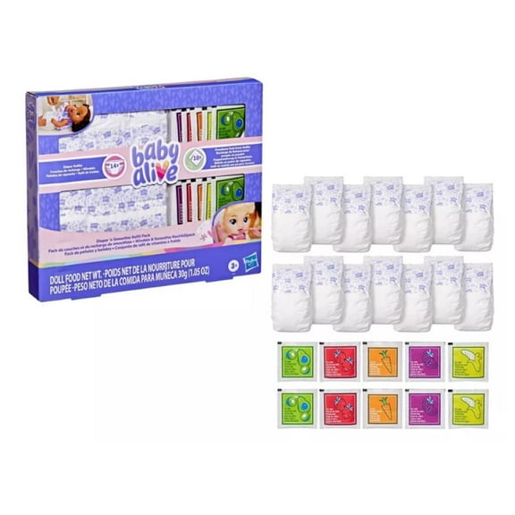 Baby Alive Diaper 'n Smoothie Refill Pack
