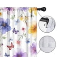 thumbnail image 4 of Blackout Kids Curtains,Floral Butterfly Pattern Childrens Insulated Curtains Set Of 2,Bedroom Essentials,Toddler Room Decor 42x54in(106x137cm), 4 of 4