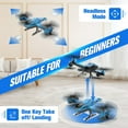thumbnail image 2 of RC Helicopter - Remote Control Helicopter for Adults.& Kids, RC Plane with 2 Rechargeable Batteries, Indoor & Outdoor Airplane for Beginners, 2 of 7