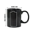 thumbnail image 3 of Color Changing Ceramic Mug Battery Pattern Temperature Change Cup Personalized Black Coffee Cups Funny Coffee Mugs for Men Women Children Home Office, 3 of 7