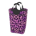 thumbnail image 1 of DouZhe 50L Rectangular Laundry Basket, Fashion Animal Leopard Texture Prints Waterproof Foldable Laundry Hamper with Aluminum Handles, 1 of 6