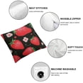 thumbnail image 6 of BANET Throw Pillow Covers for Couch Sofa Bed, Set of 2 Strawber Decorative Pillows Cushion Covers, Cute Summer Fruit Pillow Inserts Not Included 20x20in, 6 of 7