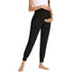 Pantalons de Grossesse pour Femmes Pantalons de Yoga avec Poches – image 2 sur 7