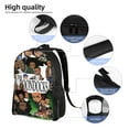 thumbnail image 5 of Boondocks Backpack Fashion Casual Unisex Laptop Computer Daily Bookbag Cartoon School Hiking Work Business Travel Daypacks, 5 of 8