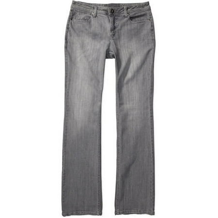 Faded Glory - Women's Petite Stretch Rhinestone Bootcut Jeans