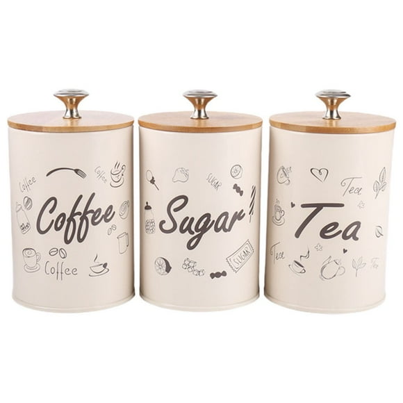 Tea Storage Containers Loose Kitchen Food Airtight Tin Canister Sealed Canisters Sets The Leaf Bags Jar Nuts