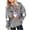 Gray, variant on SERTG Children Halloween Printed Hooded Tops Long Sleeved Sweatshirt with Pockets Fleece Top Hooded Sweatshirt for Girls 3-14 Years(Black,5-6 Years)