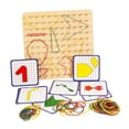 thumbnail image 1 of Puzzle Matrix Montessori Zulema de Madera para crear figuras y formas 21x21x1.5cm Geoplano Montessori, 1 of 8