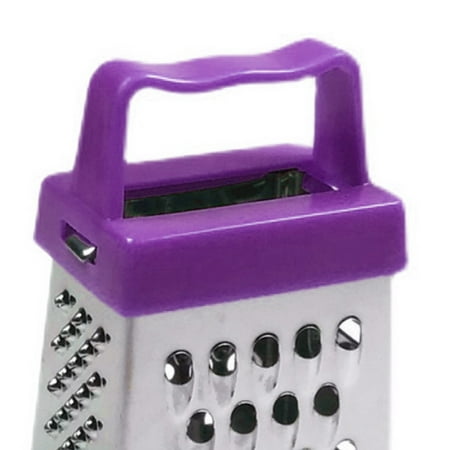 

meijuhuga Box Grater Safe Stainless Steel Rust Resistant Safe Cheese Grater Vertical Useful for Dinner Room