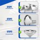 thumbnail image 5 of 3Pcs Multifunctional Stainless Steel Funnel Essentail Oil Water Spices Wine Flask Filter Funnel For, 5 of 5