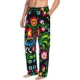 thumbnail image 6 of Honiee Roosters and Flowers for men - a sleek fusion of Straight Pajama Pants, versatile Lounge Pants, and cozy Sleepwear, all rolled into one-X-Large, 6 of 6