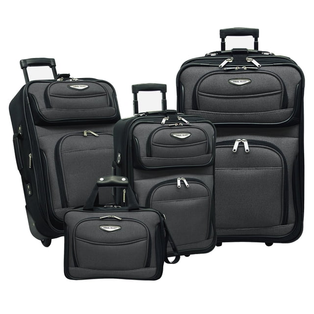 Juego de 4 piezas Luggage Travel Select Amsterdam, gris