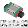 thumbnail image 3 of Bloque de cojinete de carro bloque de deslizamiento de movimiento lineal Deslizamiento suave MGN12C Durable Alta precisión Amplia aplicación para impresora 3D ANGGREK Otros, 3 of 8