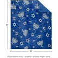thumbnail image 4 of Maccabbee Collection Microplush Holiday Throw Blanket (60" X 50") - Hanukkah Menorah$$Home Decor, Kitchen, & Other, 4 of 7