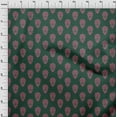 thumbnail image 3 of oneOone Cotton Silk Fabric Floral Block Printed Craft Fabric BTY 42 Inch Wide, 3 of 4