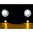 thumbnail image 7 of Krator Black Motorcycle Driving Passing Spotlight Light Bar & Turn Signals Cruiser, 7 of 7