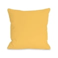 thumbnail image 1 of One Bella Casa 74709PL16 16 x 16 in. Solid Color Pillow - Dandelion, 1 of 1