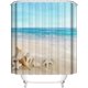 thumbnail image 3 of Juego de 4 cortinas de ducha con diseño de delfines, decoración para baño con diseño de océano azul y alfombras antideslizantes, tapete en forma de U para baño, tapa de inodoro, cortinas de baño, 3 of 7