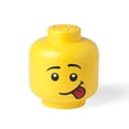 thumbnail image 1 of Room Copenhagen, Lego Storage Heads Stackable Storage Container - Buildable Organizational Bins for Kid’s Toys and Accessories - 9.45 x 9.45 x 10.67in - Large, Silly, Holds 500 Bricks, 1 of 5