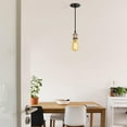 thumbnail image 5 of Kiven Can Lights Retrofit Recessed Lighting with E26 Power Outlet Adapter, 4/5 Inch Replacement Conversion Kit, Farmhouse Pendant Lighting for Kitchen Living Room Hallway,3 Lights,Copper Red, 5 of 7