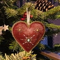 thumbnail image 2 of Valentines 2D Acrylic Coffee Handmade Beaded Heart Ornament,Adds A Sparkling Touch to Your Tree, Conveying Heartfelt Wishes for Holiday Happiness and Joy. A Unique Meaningful Gift for Family Friends, 2 of 6