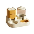 thumbnail image 2 of Distributeur Automatique pour Animaux pour Félins Bol pour Chiot Bol de Nourriture pour Animaux 2 en 1 Bol pour Animaux avec Distributeur de Nourriture et d'Eau Bol pour Animaux Double, 2 of 6