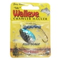 thumbnail image 3 of (4 pack) Northland Tackle Walleye Crawler Hauler, Spinner Rig, Freshwater, Hex Nickel Blue, 3 of 8