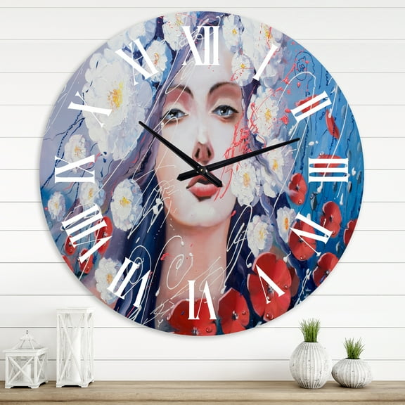 Designart 1 in Quartz Traditional Wall Clock