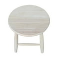 thumbnail image 4 of International Concepts 18 in. Scooped Seat Swivel Dining Chair, 4 of 6