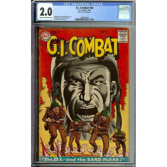 G.I. Combat #56 - CGC 2 Comic Book