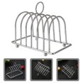 thumbnail image 4 of Toast Rack Metal Slice Bread Rack Desktop Slice Toast Stand Kitchen Gadget, 4 of 4