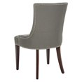 thumbnail image 4 of Safavieh Becca Linen Dining Chair in Green and Grey, 4 of 5