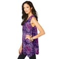 thumbnail image 3 of Roaman's Women's Plus Size Sleeveless Angelina Tunic, 3 of 3