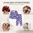 thumbnail image 7 of Naloa crystal Skull flower Pajamas for Women Set, Womens Pajama Sets, Lounge Sets for Women, 2pjs for Women-Large, 7 of 7