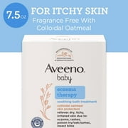 Aveeno Baby Eczema Therapy Soothing Bath Treatment, Oatmeal, 10 Ct