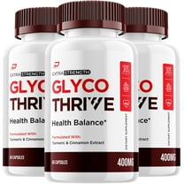 Glyco Thrive Capsules – GlycoThrive Natural Blend Glycogen Support, 3 Pack, 180 Capsules