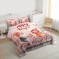 thumbnail image 3 of Feelyou Couple Gnome Full Size Comforter Sets, Happy Valentine's Day Bedding Sets, 3pcs, 3 of 8