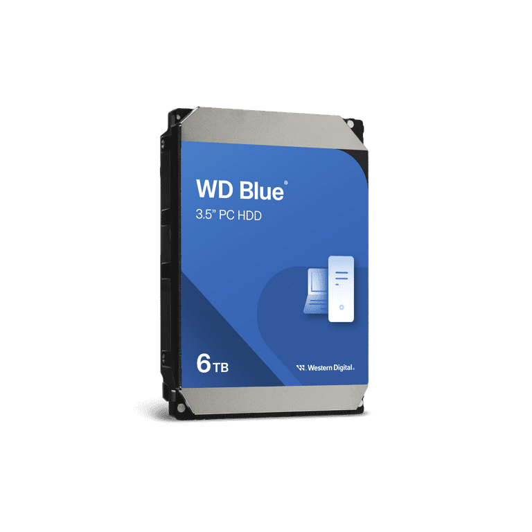 WD Blue 6TB Internal PC Storage HD - 5400 RPM SATA 6Gb/s 256MB